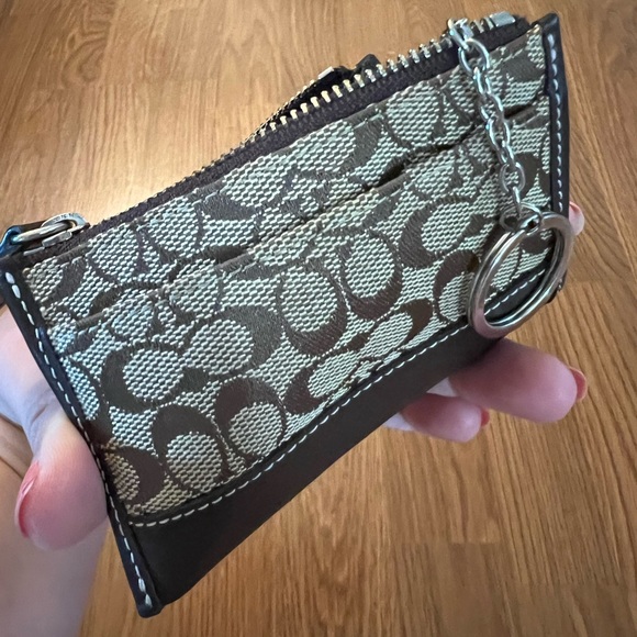 Coach Signature Canvas Slim Wallet - Picture 2 of 4